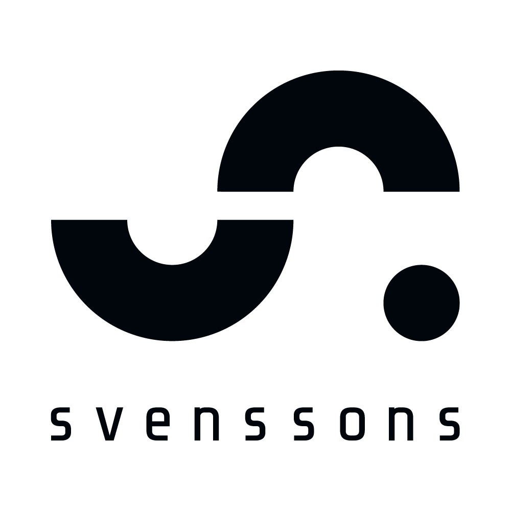 Svenssons Logotyp Svart 1000X1000
